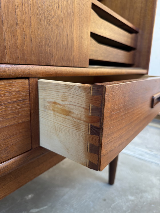 Image 1 of Danish Teak Sideboard With Bar Section and Drawers