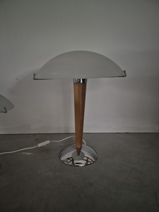Image 1 of 2 x kvintol vintage ikea mushroom lampen