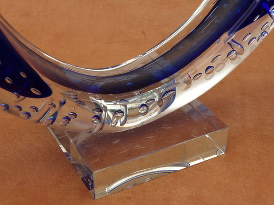 Image 1 of Glaskunst, studioglas, sculptuur "Koppel" Murano 1980