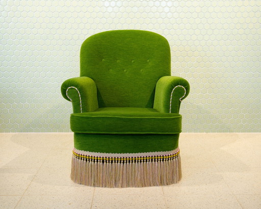 Renewed French Charm – fauteuils, Velvet, Wool