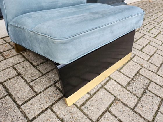 Image 1 of Baxter - Sedia Greta in pelle Kashmir - set da 2
