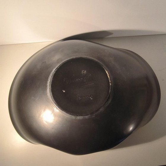 Freeform Tasse Gelb und Schwarz Glasierte Keramik von Elchinger, Frankreich, 1960 – Schalen, Ceramic (photo 12 of 15)