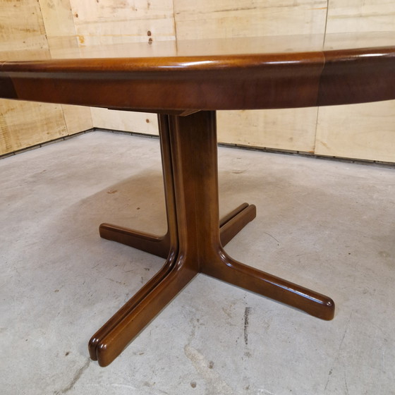 Image 1 of Tavolo da pranzo vintage allungabile Lübke, tavolo vintage in palissandro, tavolo ovale