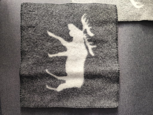 Original Norwegian 🇳🇴 Moose seat cushions – 100% wool, high quality (2 pieces)