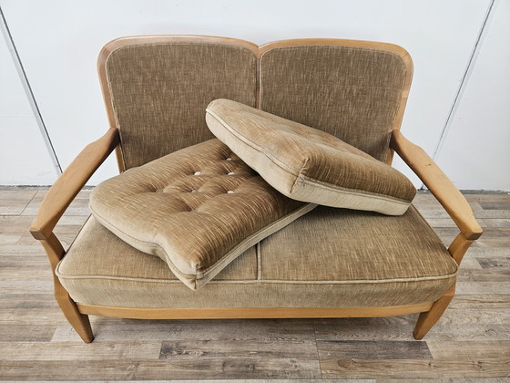 Image 1 of Divano a due posti anni &#39;70 in faggio