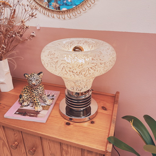 Italië murano glazen tafellamp 1970's