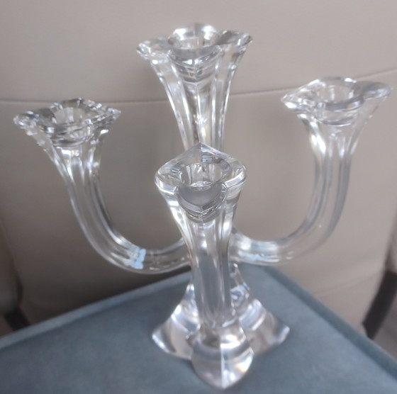 Image 1 of Bougeoir en cristal Villeroy & Boch à 5 branches, 25 cm de hauteur.