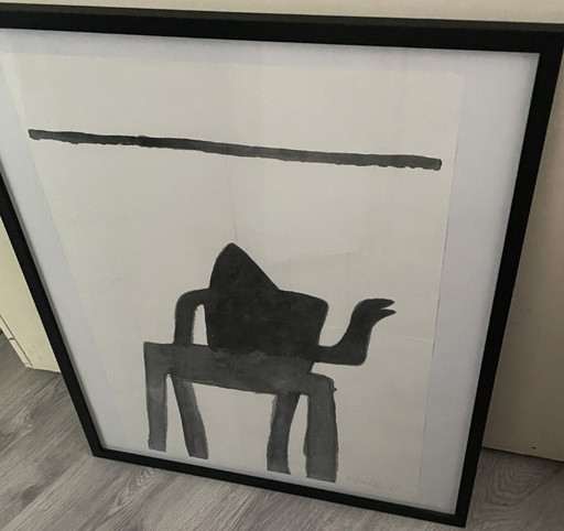 Klaas Gubbels (1934) - Kettle – lithos zeefdrukken, Paper