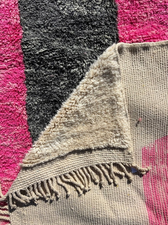 Image 1 of Authentischer Mrirt Marokkanischer Berber Wollteppich 210x310 cm - Handgewebter, Plüsch & Bunter Wollteppich