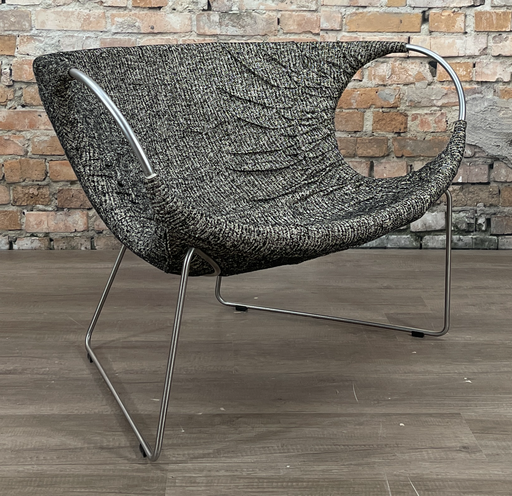 Moroso Smock Poltrona – Bianco e nero | Patricia Urquiola