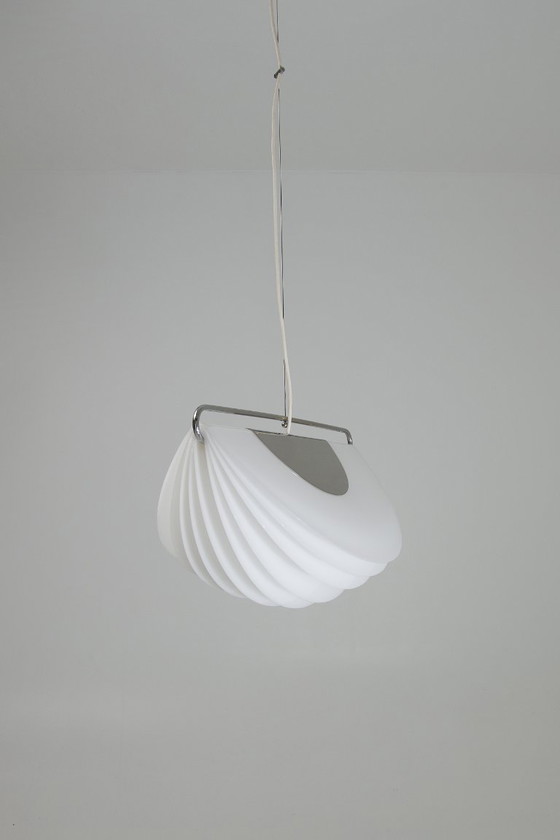 Spicchio Pendant Lamp - Ermanno Lampa & Sergio Brazzoli – iGuzzini, Plastic, Metal, Vintage (photo 6 of 18)
