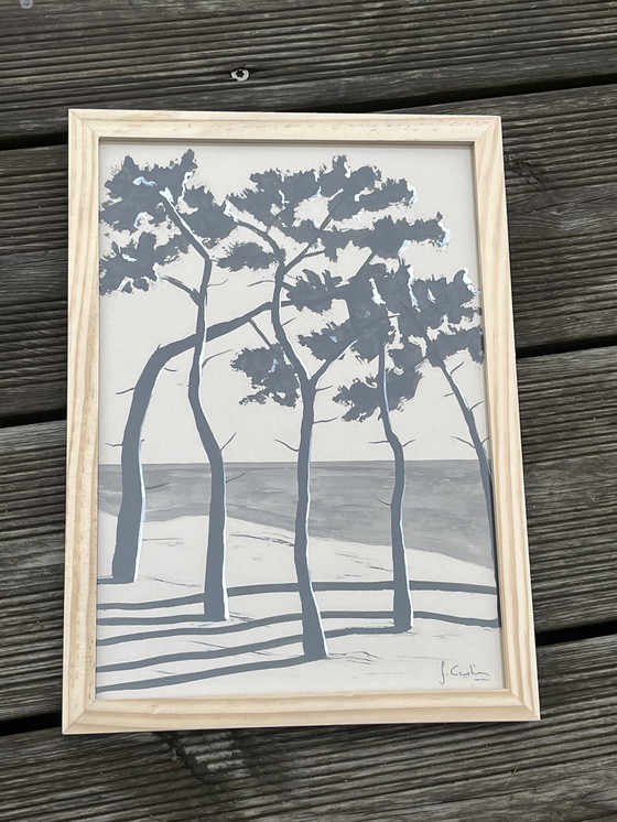 Image 1 of India ink on natural paper.  Format 30x21 cm