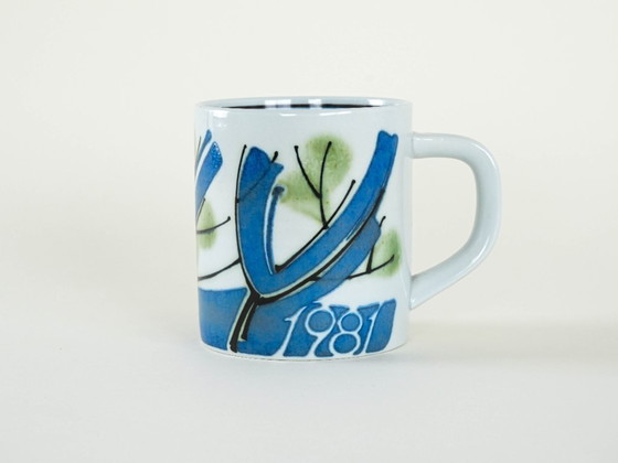 Image 1 of Tazza in porcellana, design danese, 1981, designer: Mogens Andersen, produzione: Royal Copenhagen