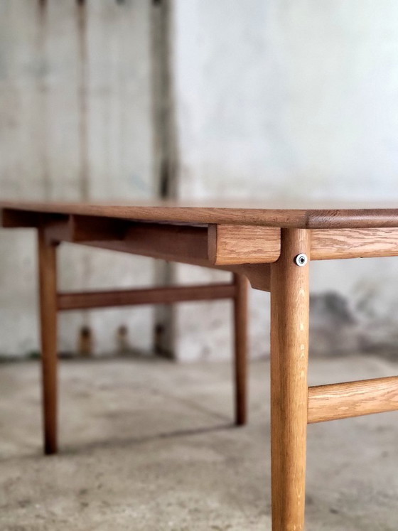 Image 1 of Hans J. Wegner AT327 dining table for Andreas Tuck, Denmark 1965