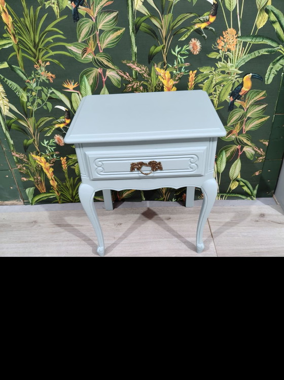 Nightstand – Metal, Wood (photo 3 of 6)