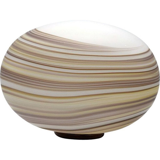 Lámpara vintage de cristal de Murano soplado de VeArt, Italia, 1970