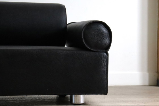 Image 1 of Marzio Cecchi sofa daybed in buffalo leather, Italy 1970s