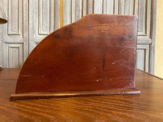 Image 1 of Desk, Roller Shutter Cabinet, Mailbox, Art Deco, 1930, French