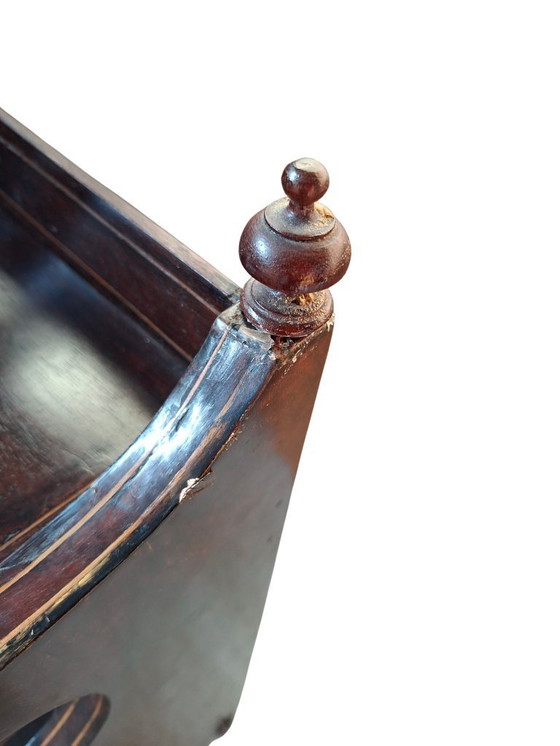 Image 1 of Antique Victorian Purdonium Coal Cabinet with Mirror