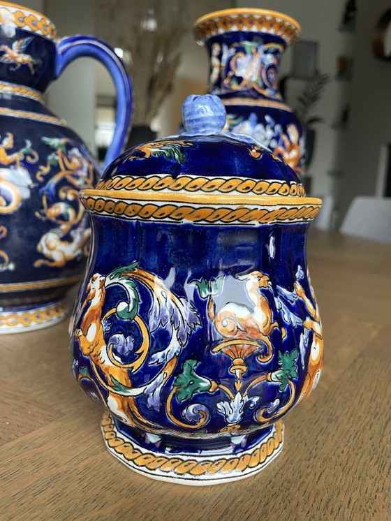 Image 1 of Set 3 Vazen Gien Renaissance Blue