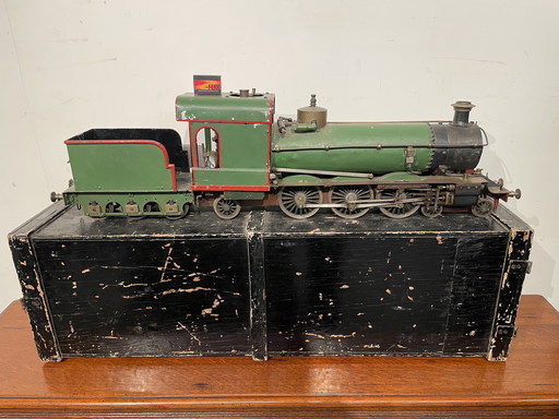 Stoomtrein Op Schaal in Originele Opbergbox Stoomlocomotief De Haan Rotterdam