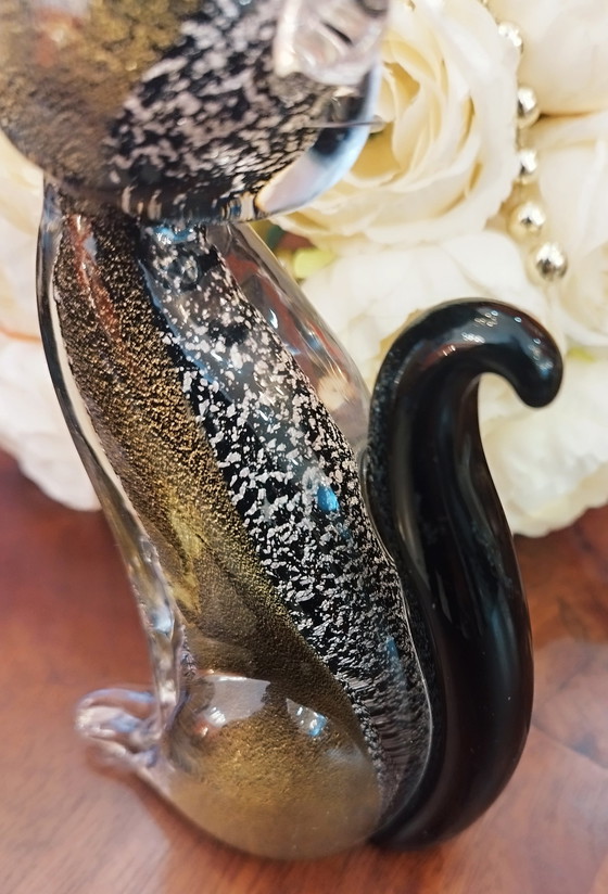 Image 1 of Gatto in vetro Murano anni 60 Glass Collection 