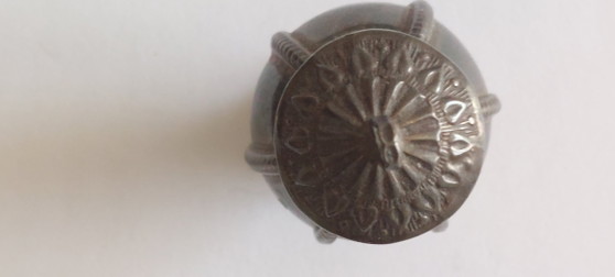 Image 1 of Frasco de perfume/pomander de plata antigua (plata de ley 925 – 20 gramos)