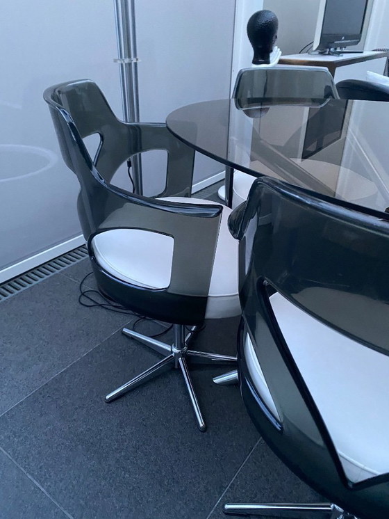 Image 1 of Mesa de comedor de la era espacial con 6 sillas