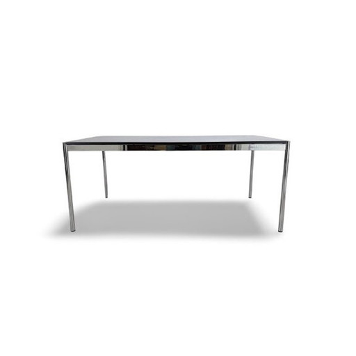 2x Original USM Haller Desk Black Dining Table Design Table