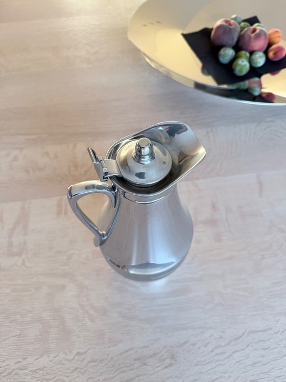 Vintage Alfi Juwel Thermos Flask / Insulated Flask 1L / Chrome Plated – Crockery, polished steel (photo 9 of 22)