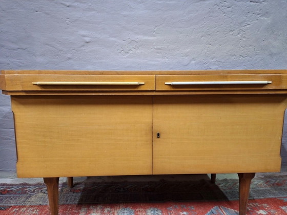 Buffet Art Déco Vintage en érable, 1950 – Buffet bas, Wood (photo 5 of 7)