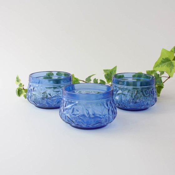 Set di 3 ciotole da dessert vintage IVIMA in vetro blu, anni '60 – Accessori da tavola, Glass (photo 3 of 14)