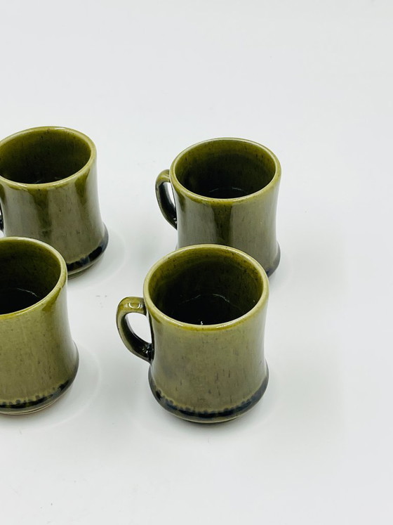 Image 1 of Set 6 Tazzine Espresso Deco Hälsingborg Bari 15/1 Oliva