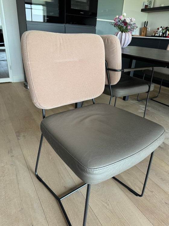 Bert Plantegie Esszimmergarnitur – Leather, Metal (photo 5 of 5)