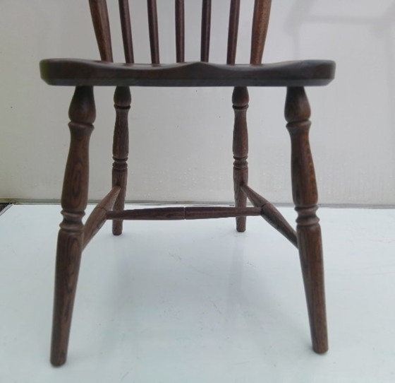 Image 1 of 2 sedie da pranzo in legno massello – stile fattoria