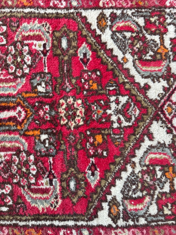 Small antique Hamadan Persian rug, Rugs & carpets, Wool, Red (photo 9 of 15)