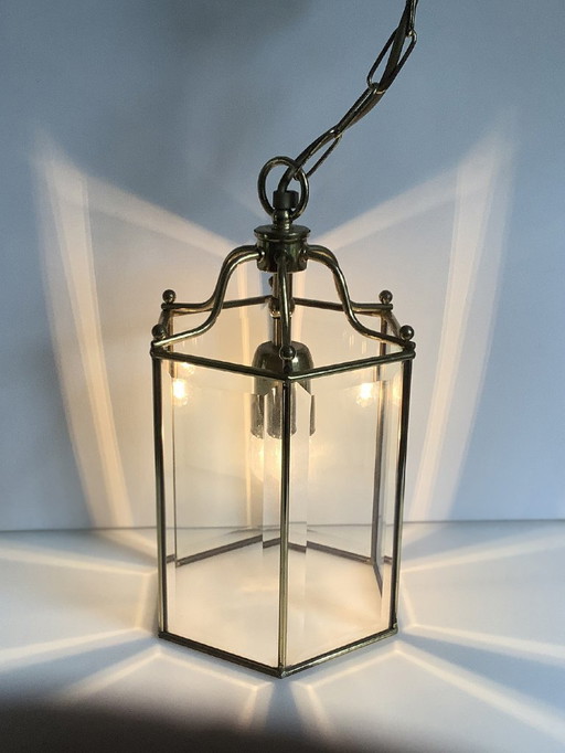 Lampe-lanterne vintage EF Frantzen