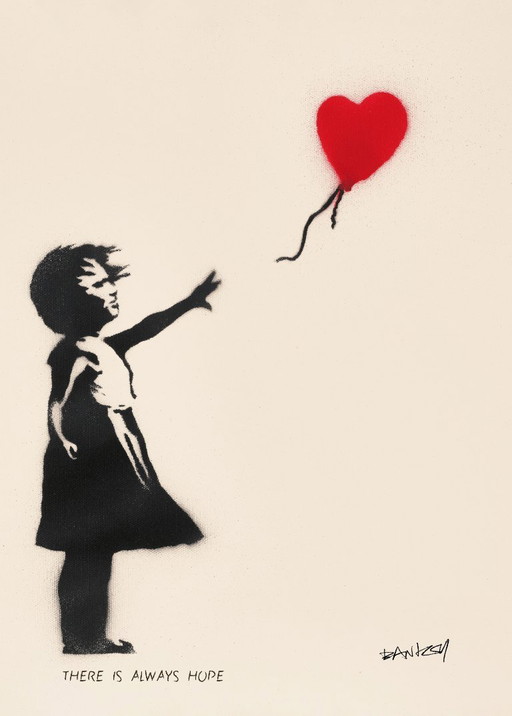 Girl with Balloon – Banksy 2002 – Affiche 50 × 70 cm 