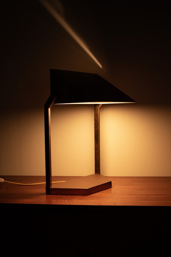 Image 1 of Lampe de bureau unique en laiton
