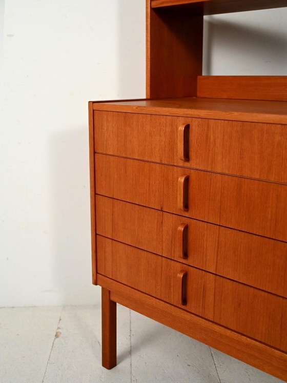 Image 1 of Libreria scandinava in teak di Bertil Fridhagen per Bodafors, anni '60