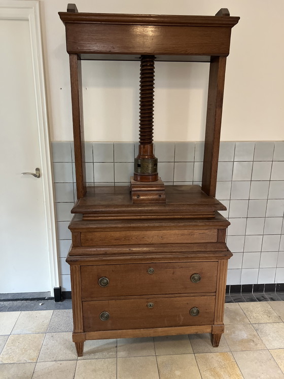 Antique Book Press – Shelving unit, Wood (photo 4 of 4)