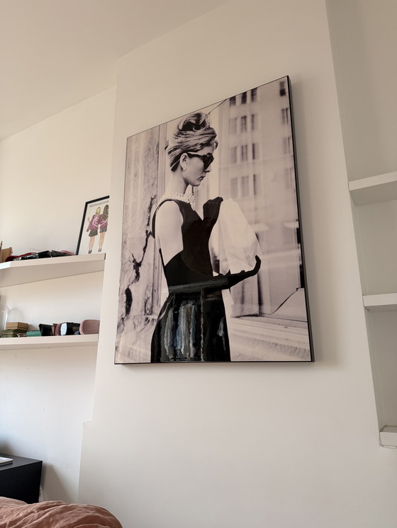 Image 1 of Audrey Hepburn schilderij