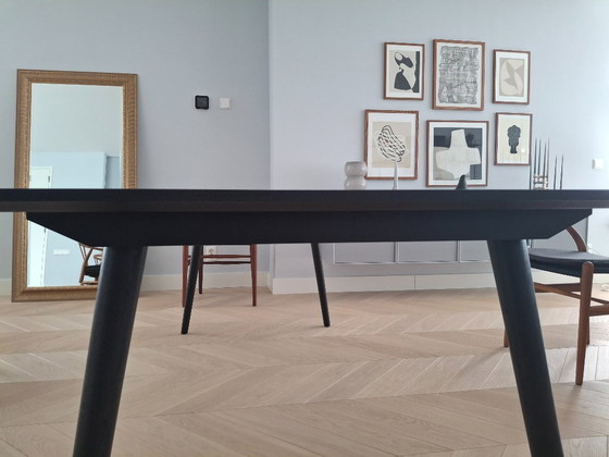 Image 1 of Eetkamertafel &Tradition In Between SK5 zwart gebeitst eiken 