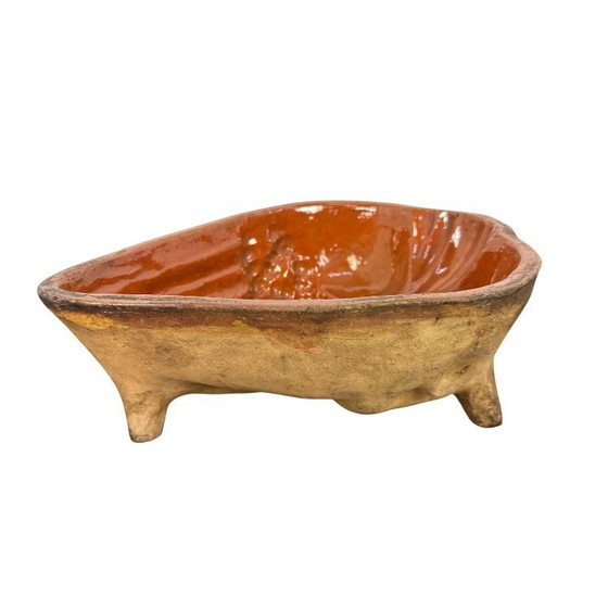 Image 1 of Antike französische Terrakotta-Teigform