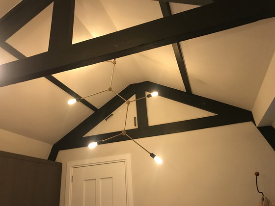 Image 1 of Lampada a sospensione di Menu, serie Tribeca Franklin 3 pezzi