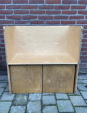 Van Dijk table, bench and chairs