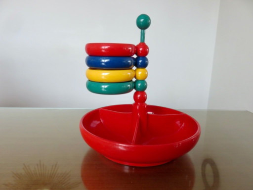 Servizio aperitivo "emsa" modello Party Vario-Set, colori primari, 1970, Germany – decoratieve objecten (photo 2 of 12)