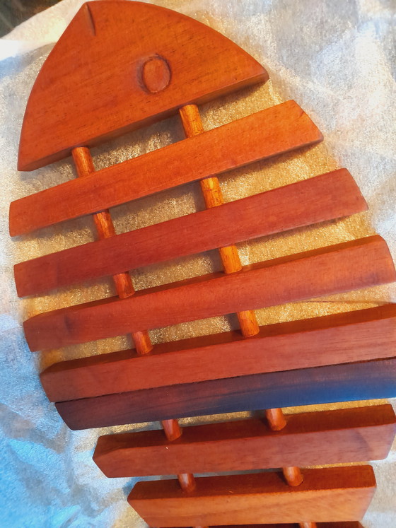 Image 1 of Wooden fish trivet