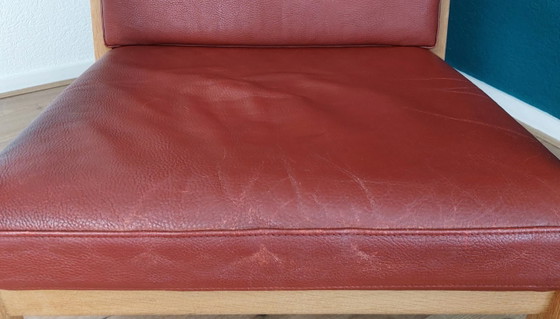 Image 1 of Fauteuil lounge à dossier haut Hans Wegner GE 265 pour Getama.