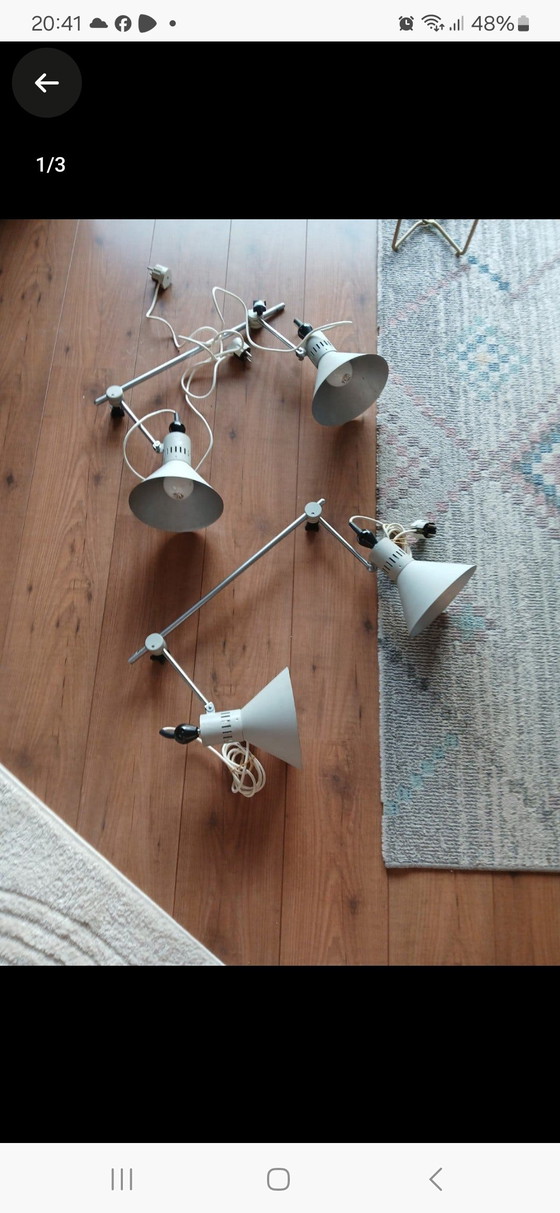 Vintage Photo Studio Lamps – Spot lights, Metal, Plastic (photo 4 of 5)